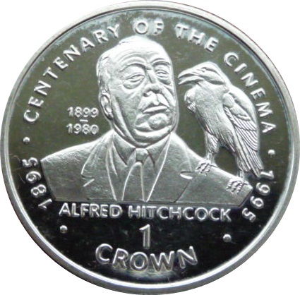 Gibraltar 1 Crown - Elizabeth II Alfred Hitchcock