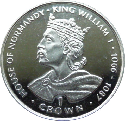 Gibraltar 1 Crown - Elizabeth II King William I reverse