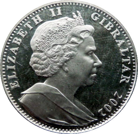 Gibraltar 1 Crown - Elizabeth II Princess Diana obverse