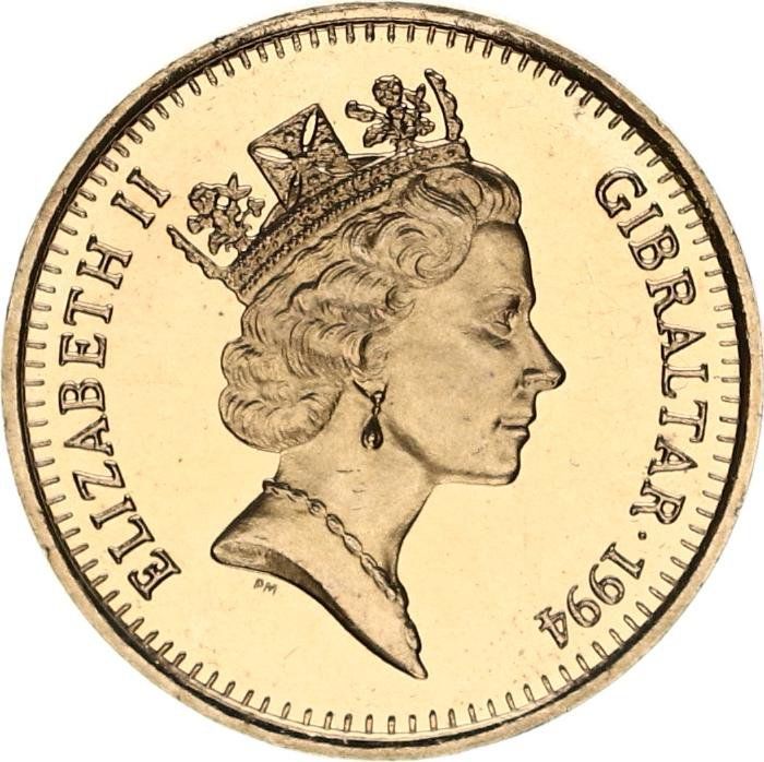 Gibraltar 2 Pounds - Elizabeth II 1st Royal Visit to Gibraltar obverse