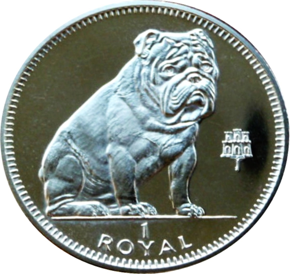 Gibraltar 1 Royal - Elizabeth II Bulldog