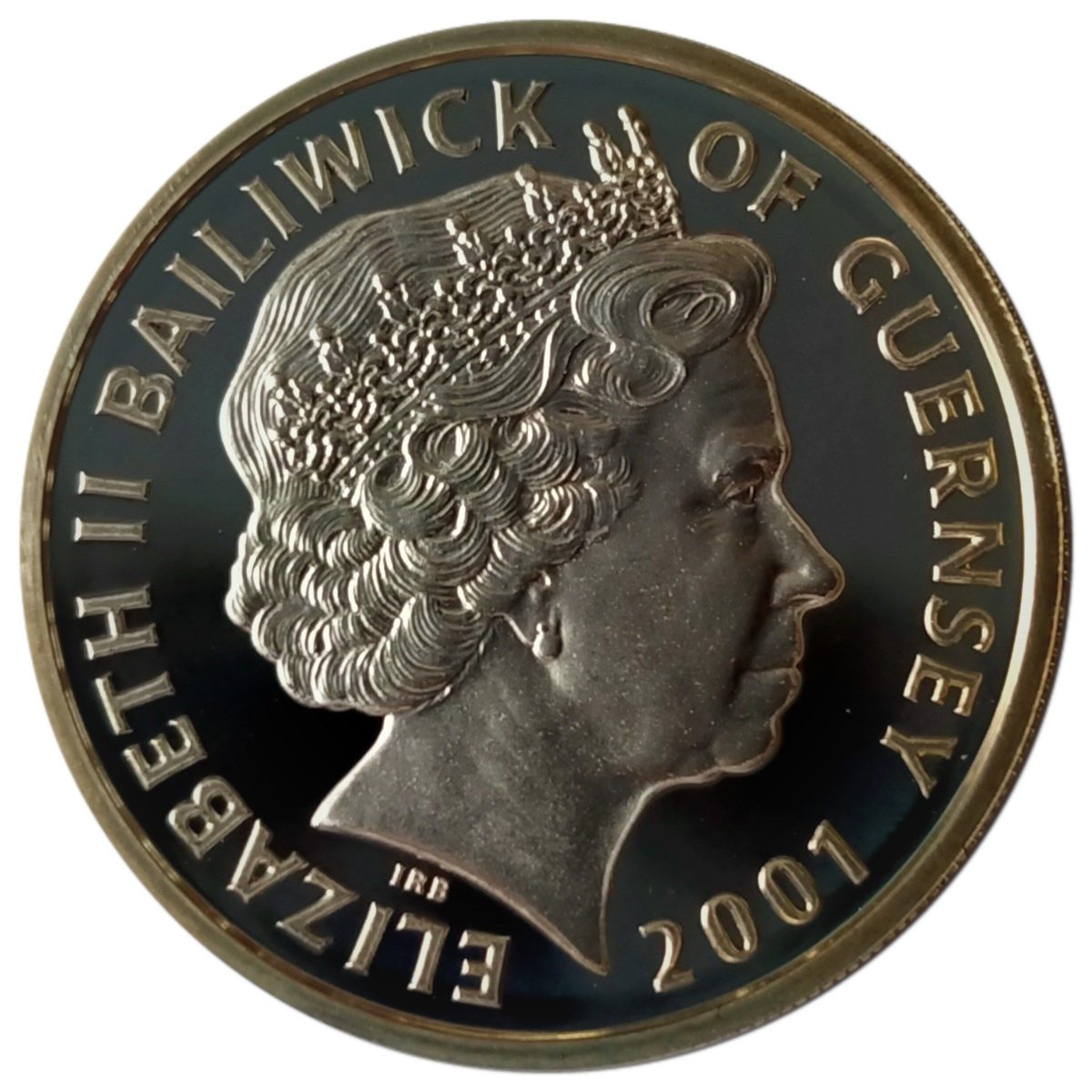Guernsey 1 Pound - Elizabeth II Queen Elizabeth II - 75th Birthday - Silver obverse