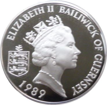 Guernsey 2 Pounds - Elizabeth II King Henry I - Silver obverse