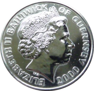 Guernsey 5 Pounds - Elizabeth II 20th Century Monarchs obverse