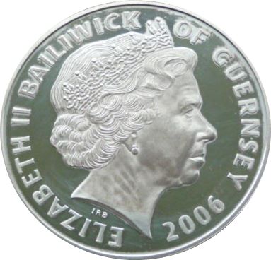Guernsey 5 Pounds - Elizabeth II Queen Victoria obverse