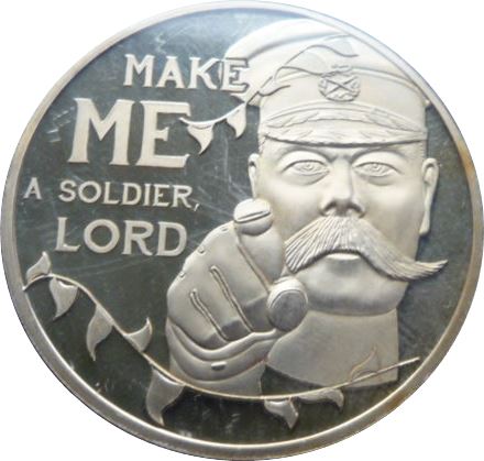 Jersey 50 Pence - Elizabeth II WWI - Lord Kitchener reverse