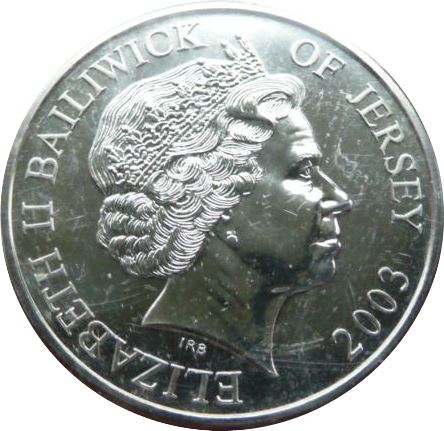 Jersey 5 Pounds - Elizabeth II Prince William obverse