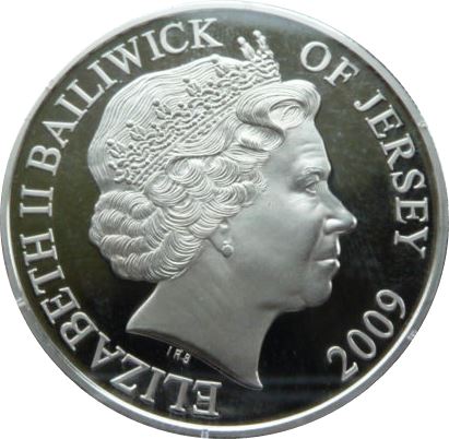 Jersey 5 Pounds - Elizabeth II Battle of El Alamein 1942 obverse