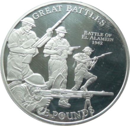 Jersey 5 Pounds - Elizabeth II Battle of El Alamein 1942