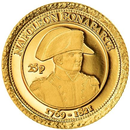 Saint Helena 25 Pence - Elizabeth II Napoléon Bonaparte