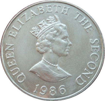 Jersey 2 Pounds - Elizabeth II Commonwealth Games obverse