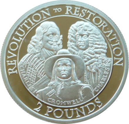 Jersey 2 Pounds - Elizabeth II Revolution to Restoration