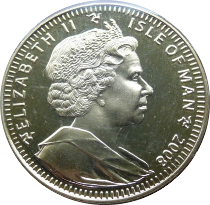 Isle of Man 1 Crown - Elizabeth II Show jumper obverse