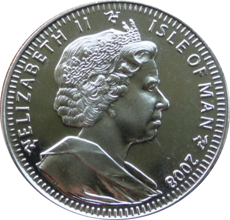 Isle of Man 1 Crown - Elizabeth II Tutankhamun - Scarab obverse