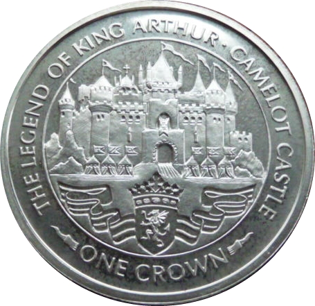 Isle of Man 1 Crown - Elizabeth II Camelot Castle