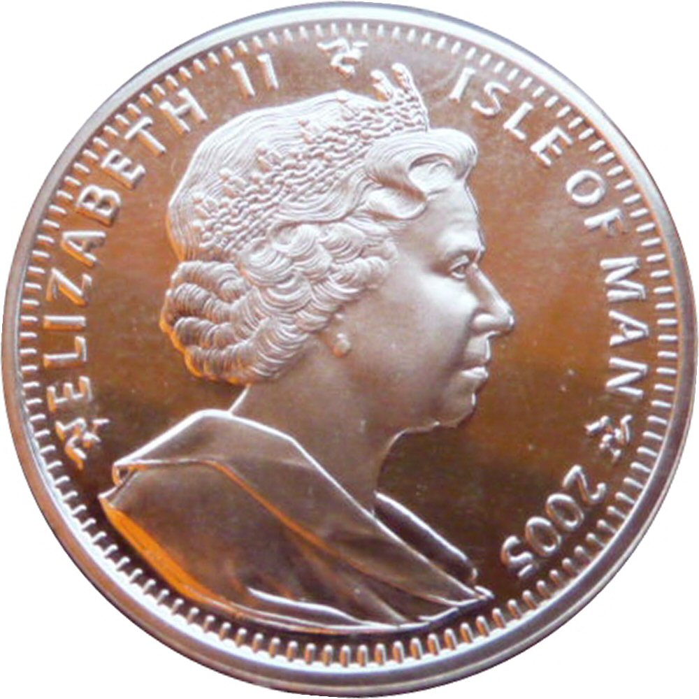 Isle of Man 1 Crown - Elizabeth II The Battle of Cape St. Vincent obverse