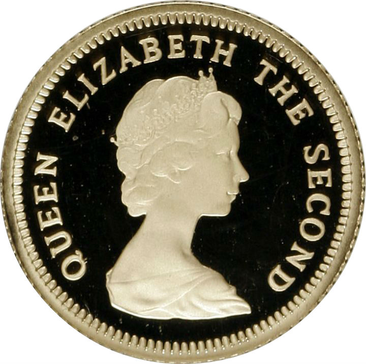 Falkland Islands ½ Pound - Elizabeth II obverse