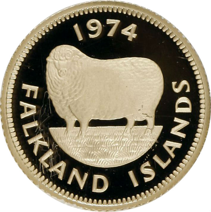 Falkland Islands ½ Pound - Elizabeth II reverse