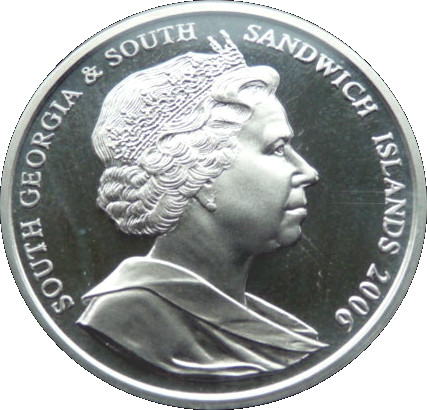 South Georgia and the South Sandwich Islands 2 Pounds - Elizabeth II 1953 Royal family portrait obverse