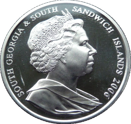 South Georgia and the South Sandwich Islands 2 Pounds - Elizabeth II 1937 Royal family portrait obverse