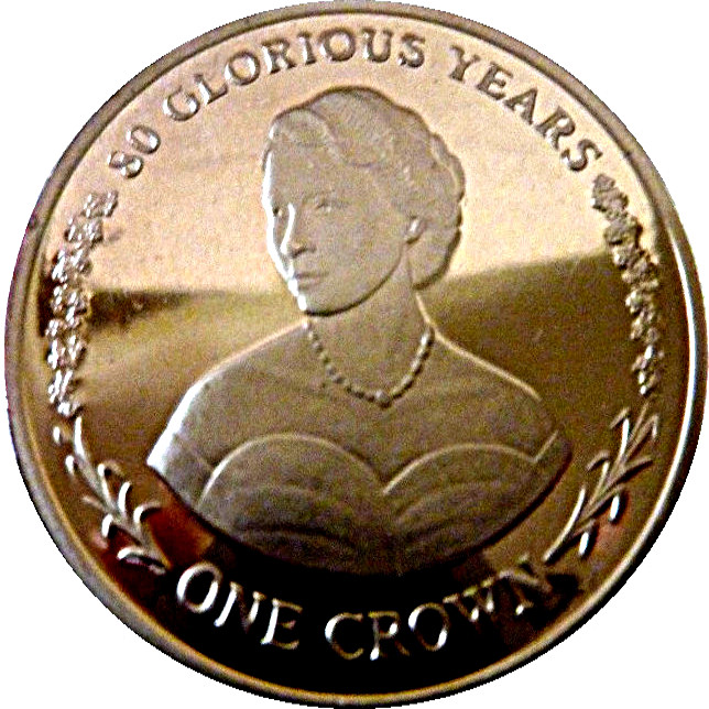 Gibraltar 1 Crown - Elizabeth II 80 Glorious years