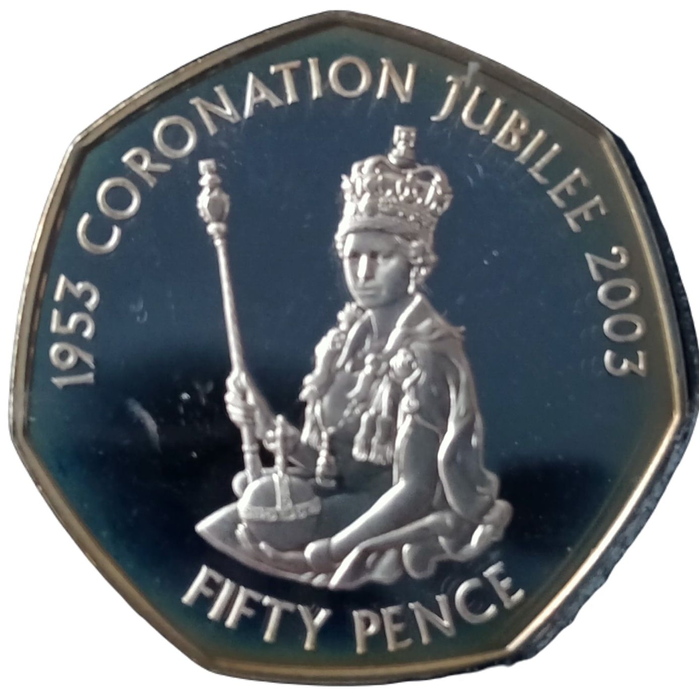 Alderney 50 Pence - Elizabeth II Coronation Jubilee