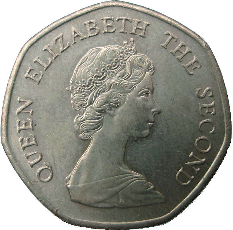 Jersey 20 Pence - Elizabeth II Corbière Lighthouse; Silver Proof obverse