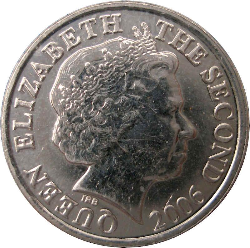Jersey 5 Pence - Elizabeth II 4th portrait obverse