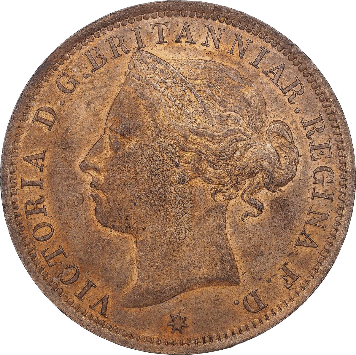 Jersey 1/12 Shilling - Victoria obverse