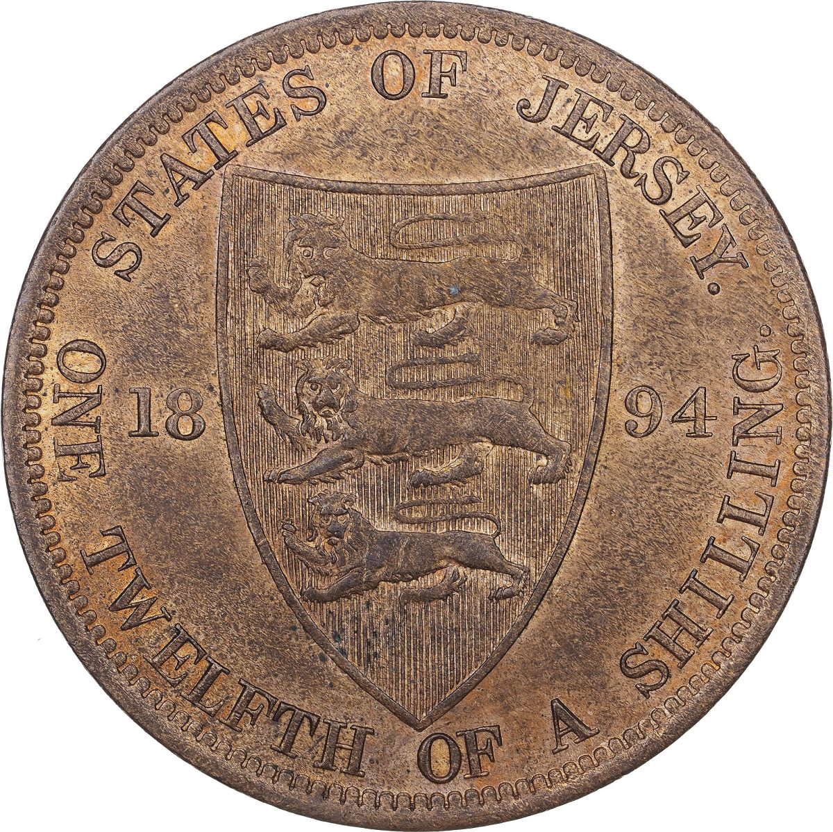 Jersey 1/12 Shilling - Victoria