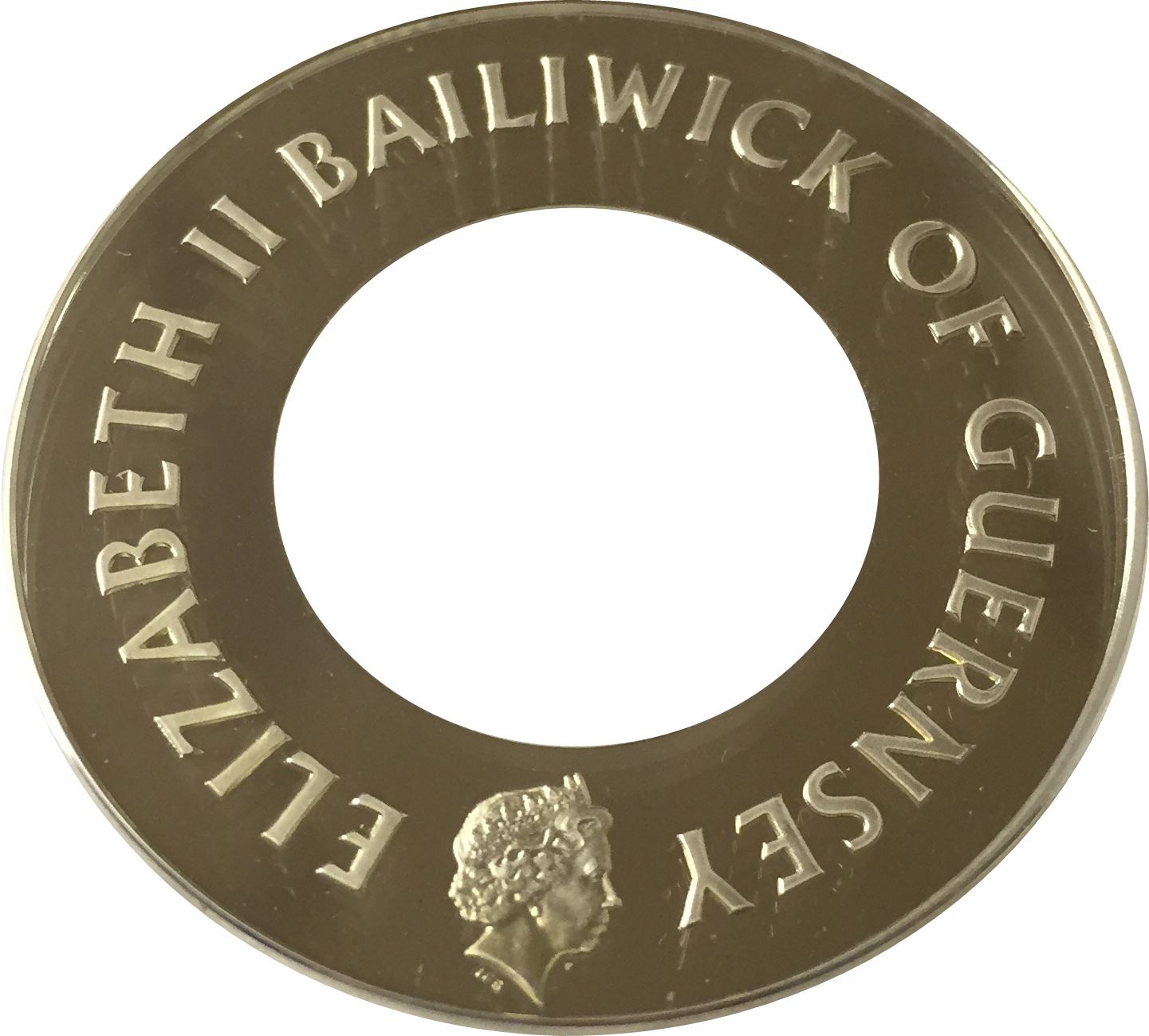 Guernsey 5 Pounds - Elizabeth II Millennium 2000 "The Collar" obverse