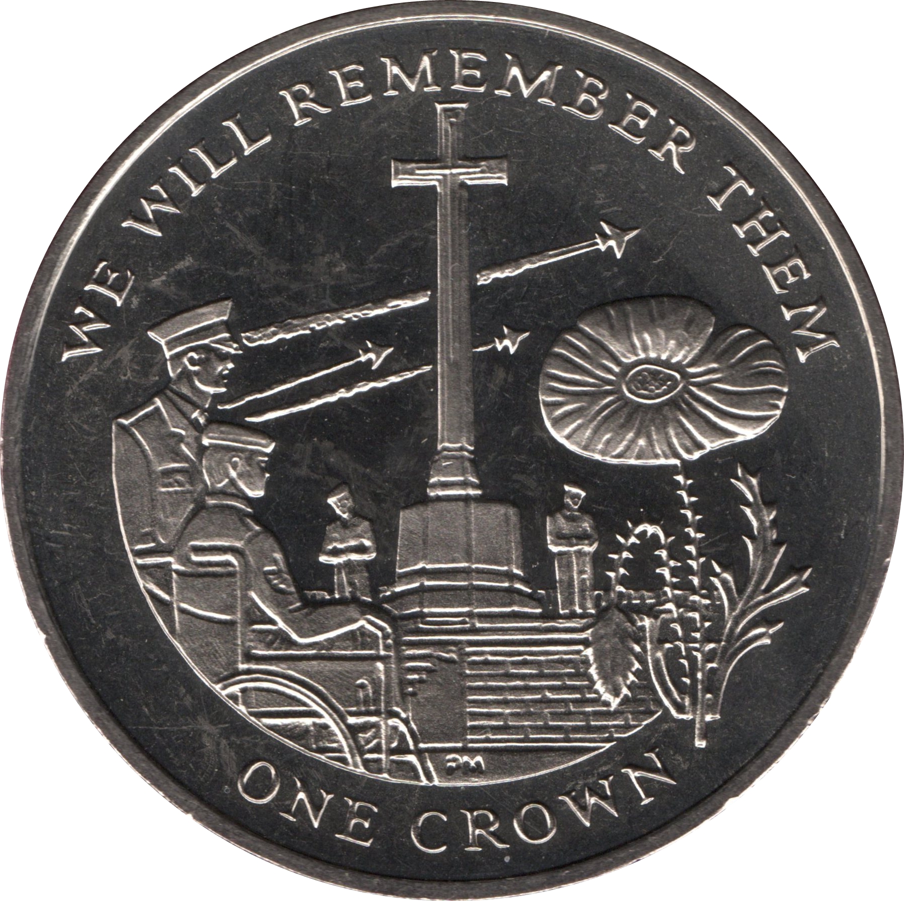 Falkland Islands 1 Crown - Elizabeth II Cross of Sacrifice