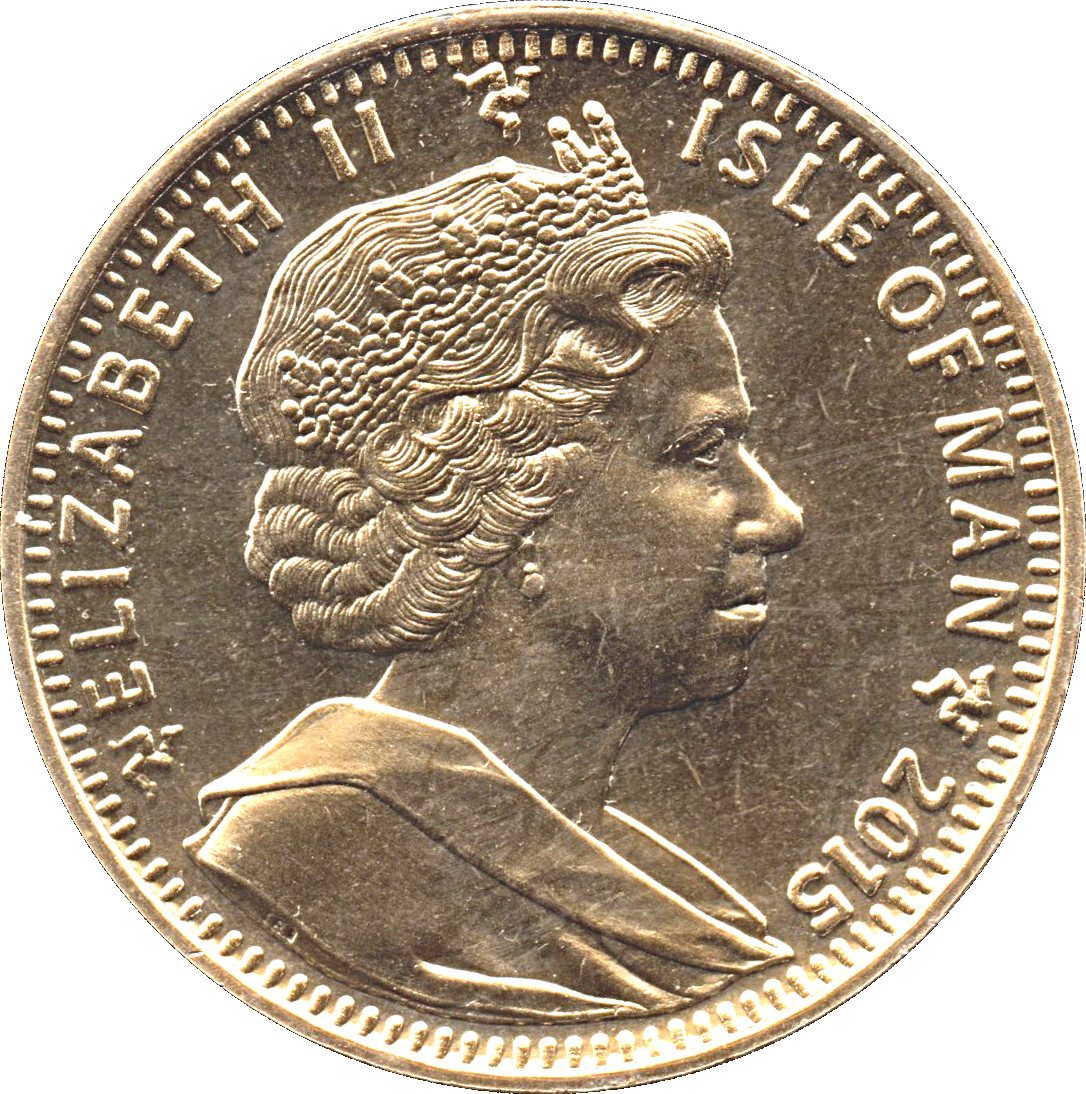 Isle of Man 1 Crown - Elizabeth II Battle of Britain obverse