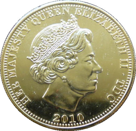 Tristan da Cunha 1 Crown - Elizabeth II The Lone Soldier obverse