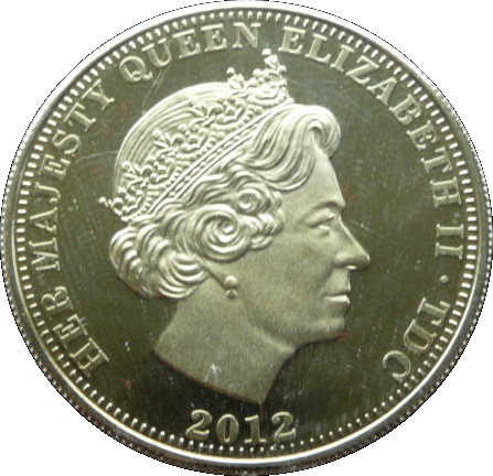 Tristan da Cunha 1 Crown - Elizabeth II Birth of a Princess obverse