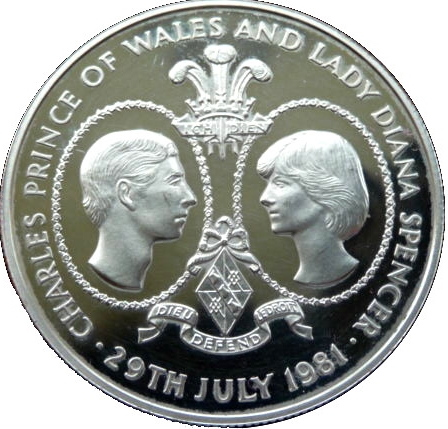 Tristan da Cunha 25 Pence - Elizabeth II Royal Wedding; Silver Proof Issue