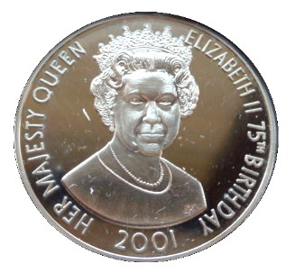 Tristan da Cunha 50 Pence - Elizabeth II Queen's Birthday