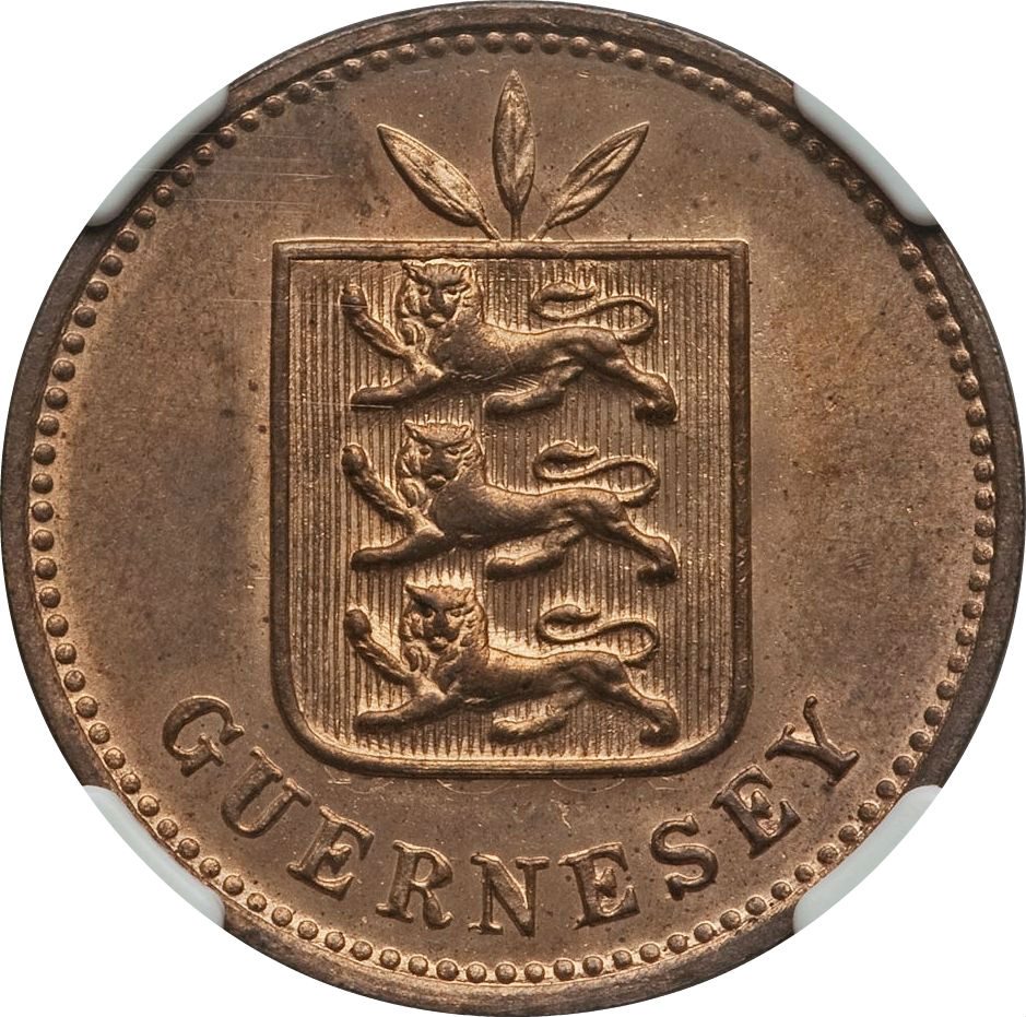 Guernsey 4 Doubles obverse
