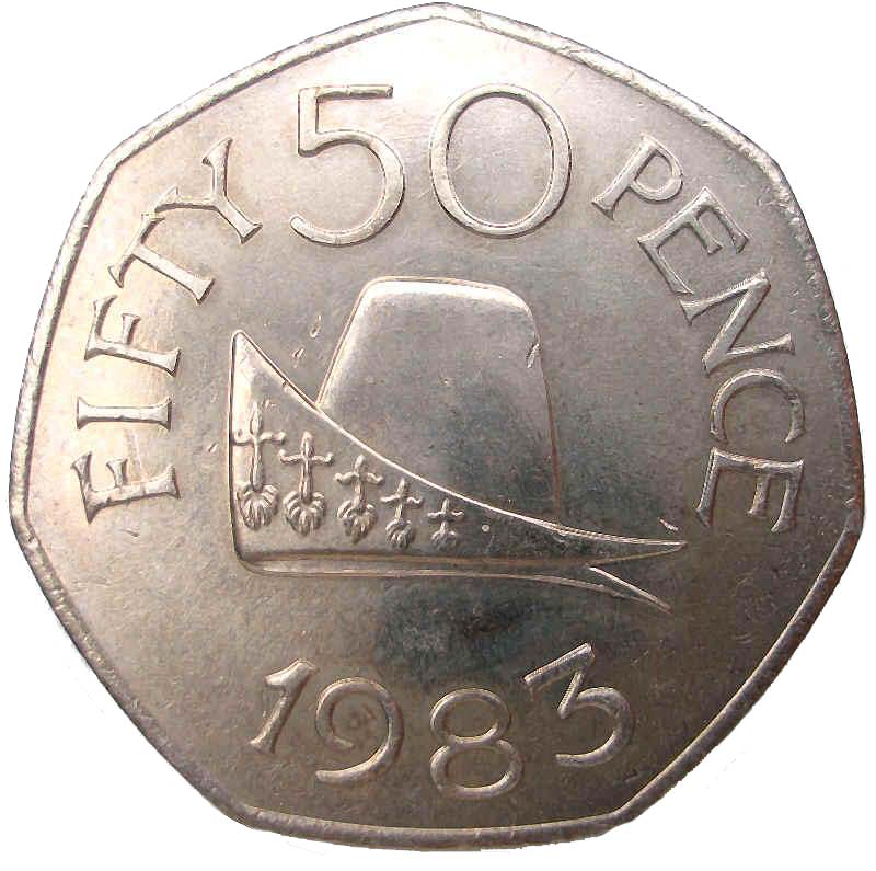 Guernsey 50 Pence - Elizabeth II