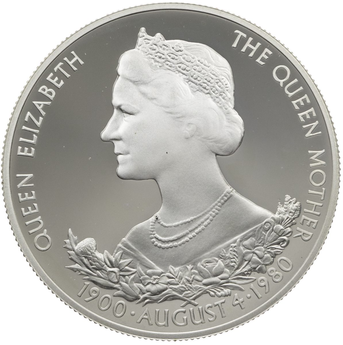 Guernsey 25 Pence - Elizabeth II Queen Mother; Silver Proof