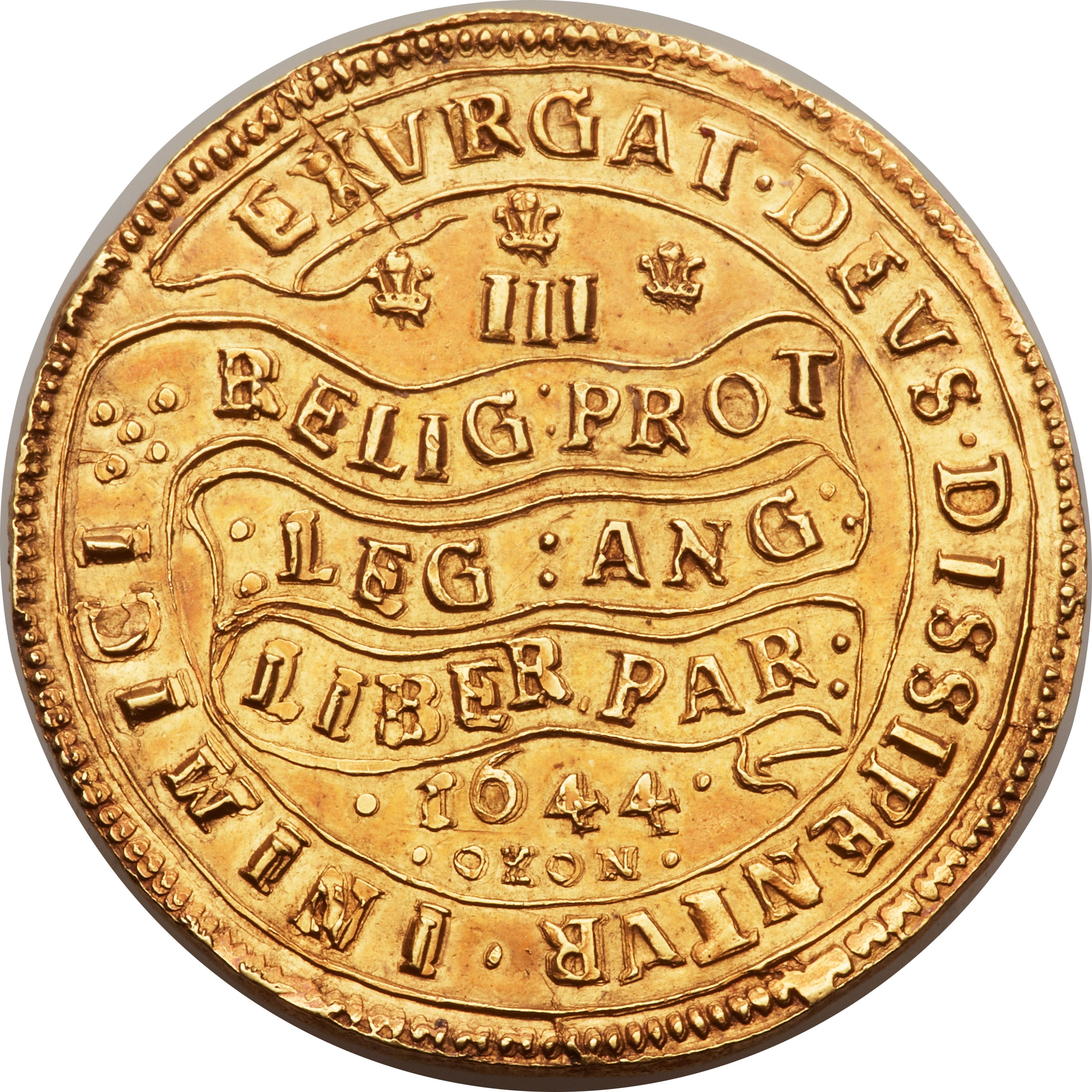 Triple Unite - Charles I Oxford Mint; 'OXON'