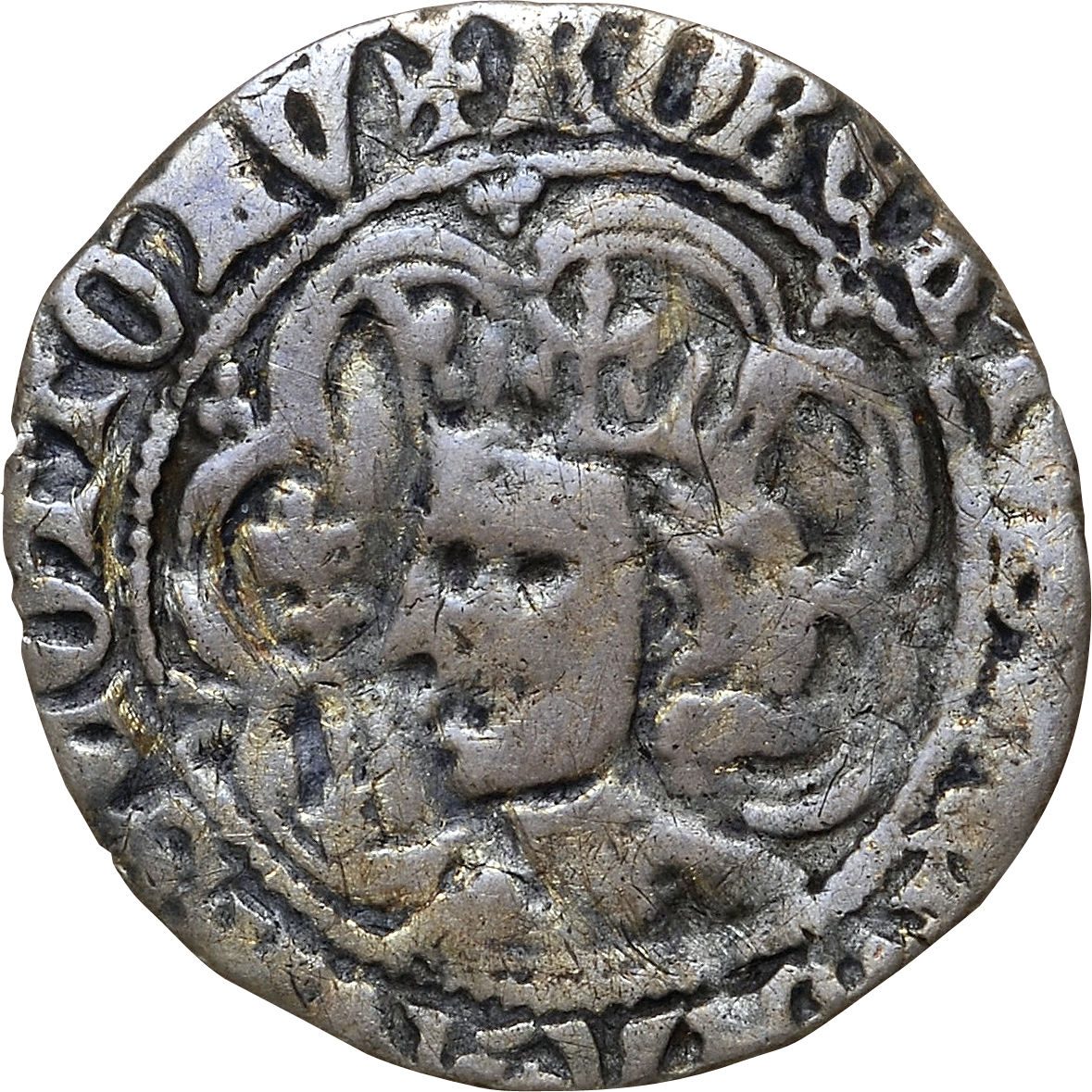 Scotland ½ Groat - Robert II obverse