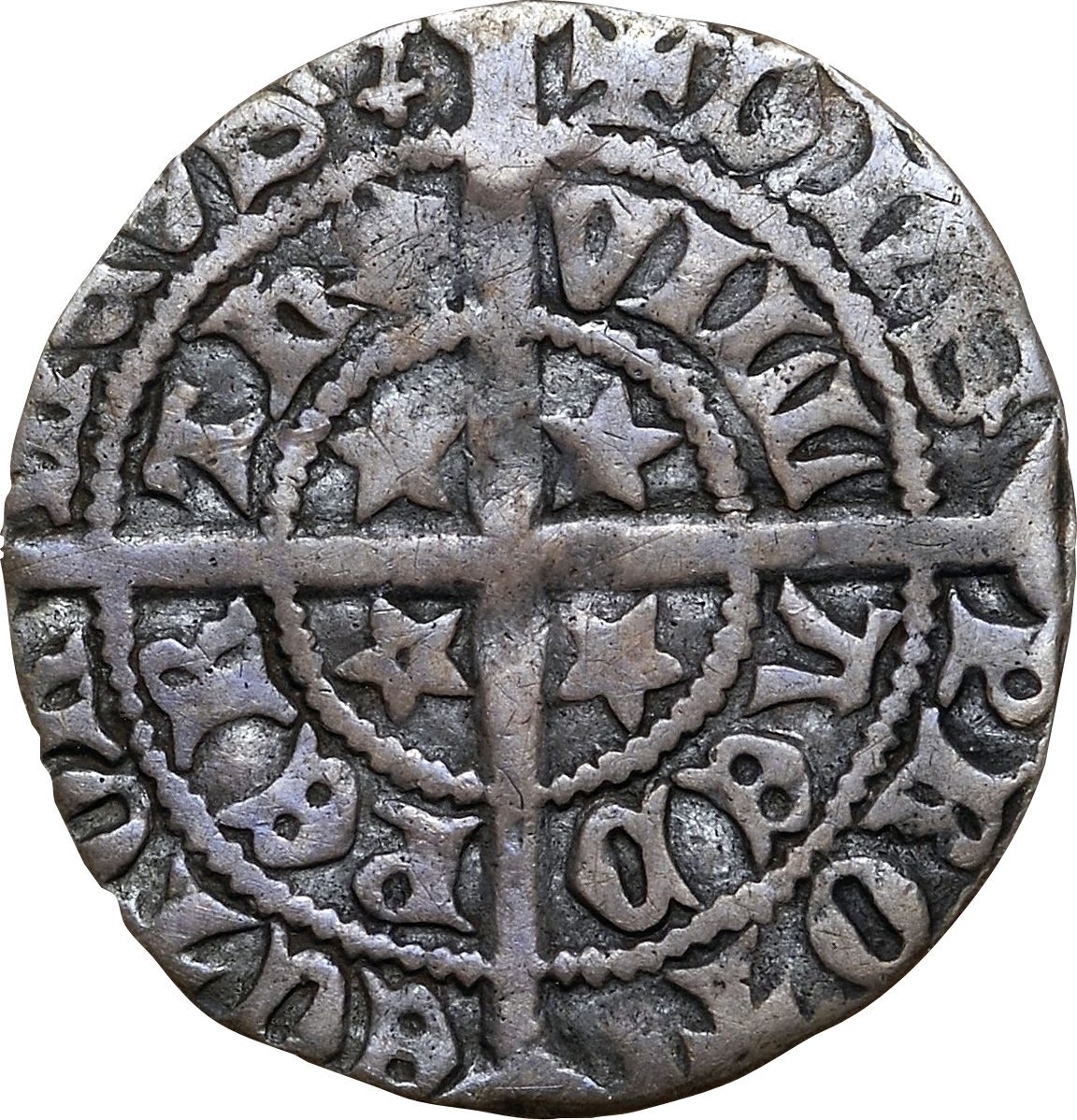 Scotland ½ Groat - Robert II reverse