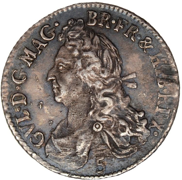 Scotland 5 Shillings - William II obverse