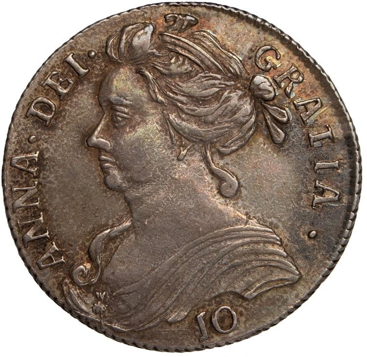 Scotland 10 Shillings - Anne obverse