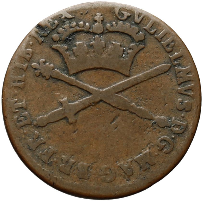 Scotland 1 Bodle - William II Type I obverse