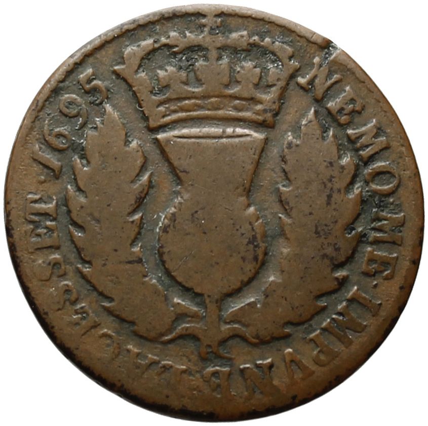 Scotland 1 Bodle - William II Type I reverse