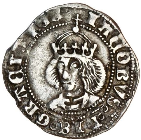 Scotland ½ Groat - James III Main Issue obverse