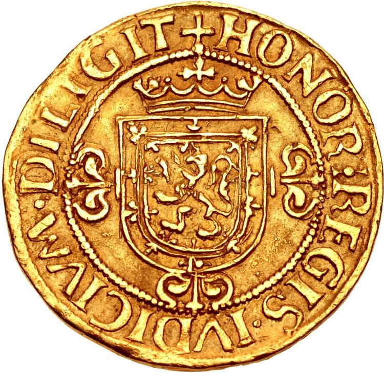 Scotland 1 Ducat - James V 3rd Coinage reverse