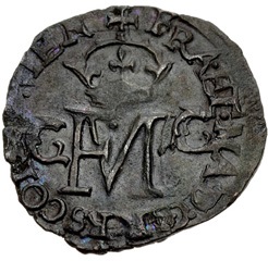 Scotland 1 Lion - Francis and Mary 2nd Period obverse